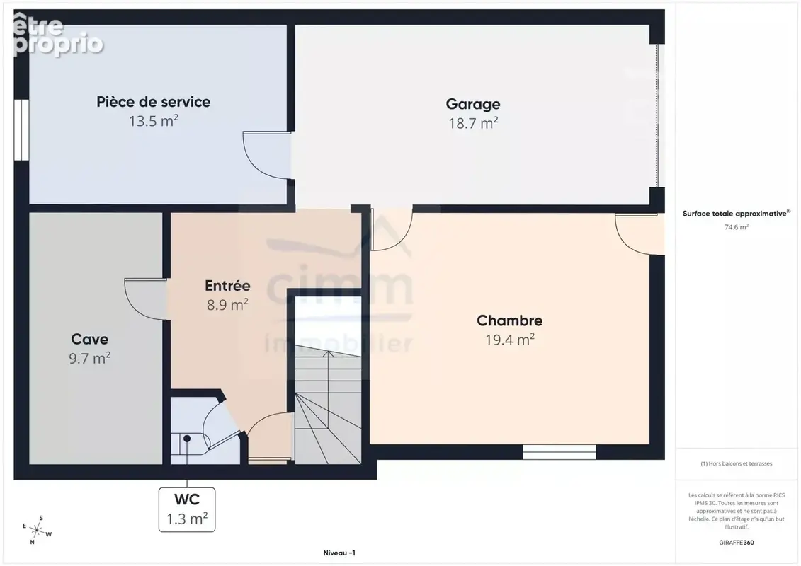 maison de 112 m2 plein centre de Pont Péan - photo 14
