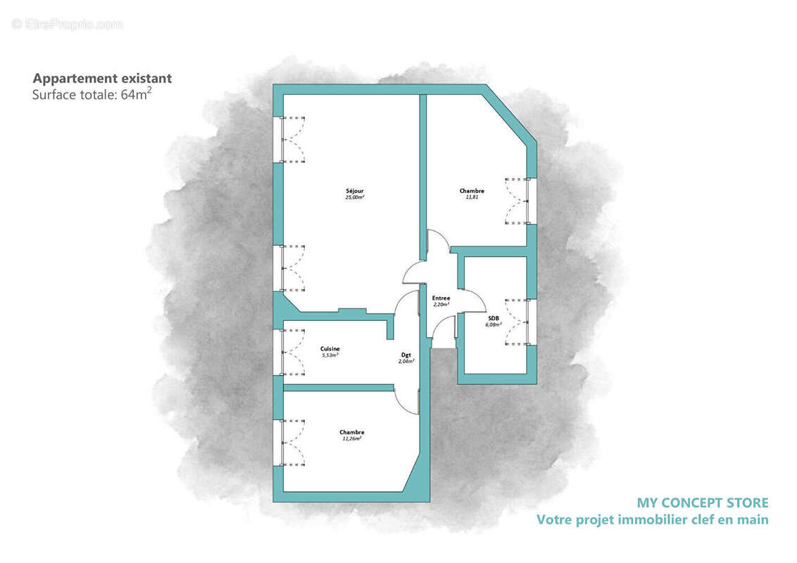 Appartement à CLICHY