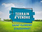 Terrain à SAINT-FLORENT-SUR-AUZONNET