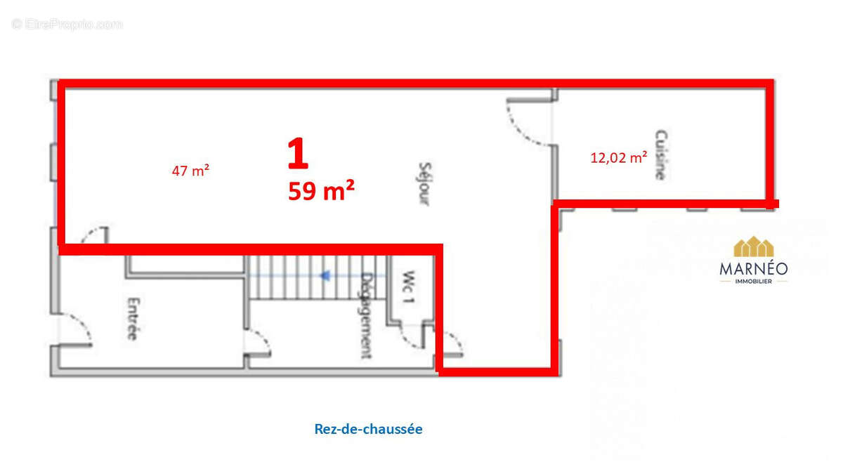 Appartement à CHALONS-EN-CHAMPAGNE