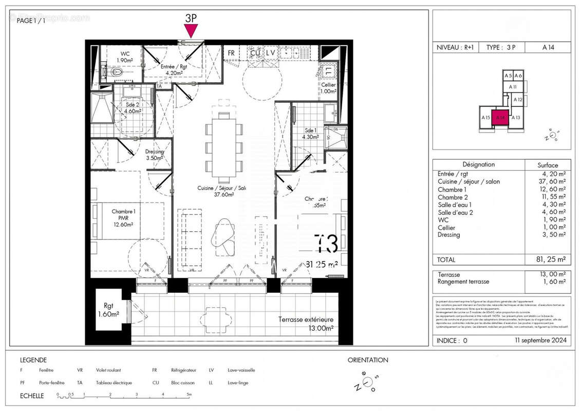 Appartement à LE PORTEL