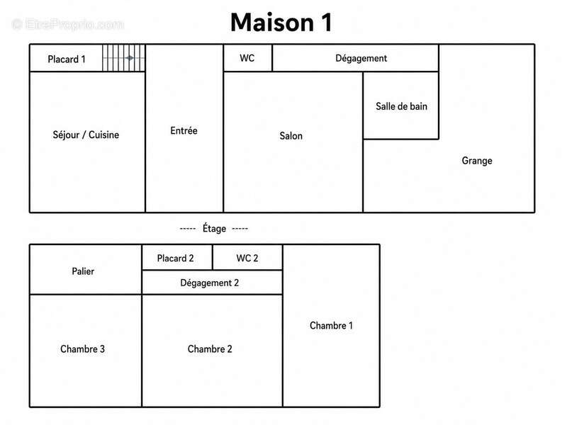 Ensemble immobilier avec 3 maisons sur 5 110 m² – Moragne 17430 - photo 2