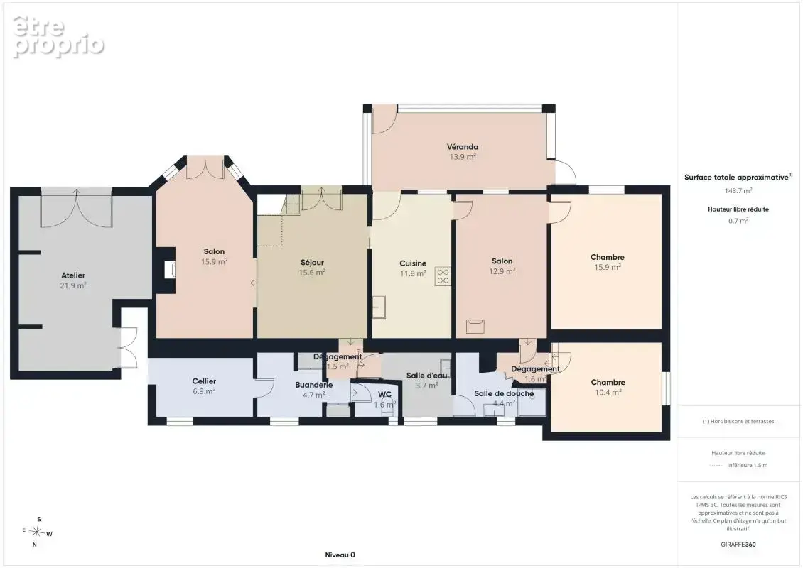 Maison BERNAY 7 pièce(s) 140 m² - photo 19
