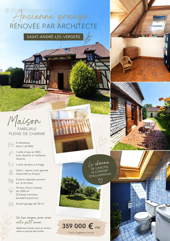 Maison à SAINT-ANDRE-LES-VERGERS