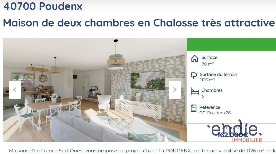 Terrain à POUDENX