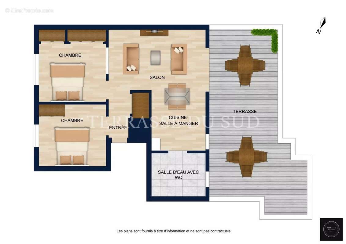 Vente Appartement T3 de 46,10 m2 LC avec Terrasse - Roucas Blanc - Marseille 7 - photo 4