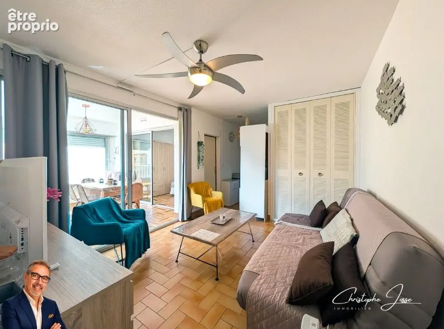T2 vue mer avec loggia, accès direct plage et parking privé - photo 3