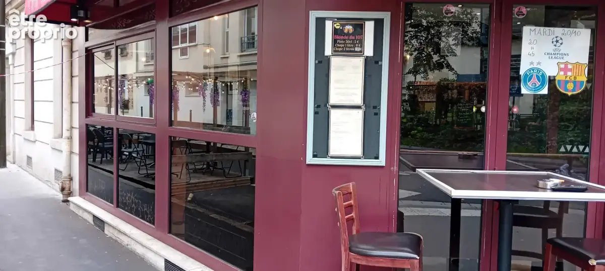 Boulogne-billancourt - silly / gallieni cession de fonds de commerce restaurant - licence iv - angle de rue et terrasse.staurant - photo 1