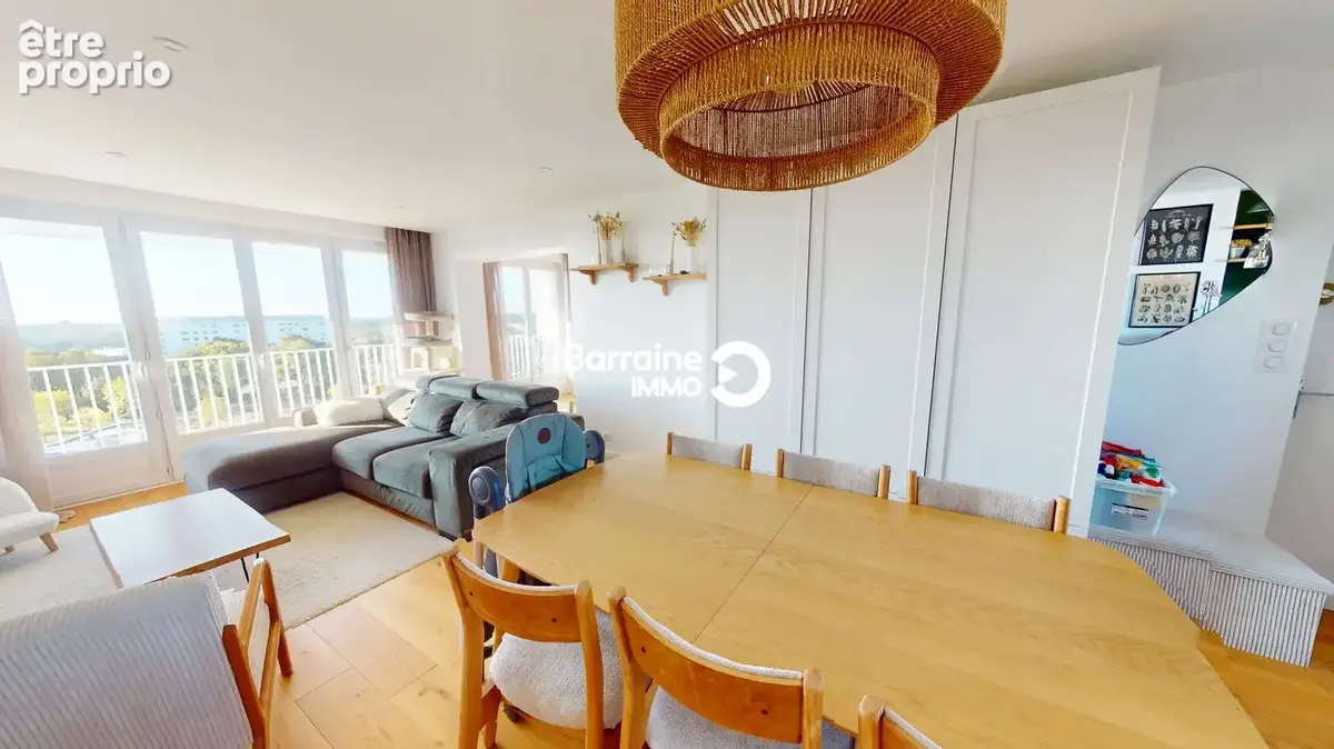 Lorient sud - appartement t4 renove avec balcon et vue degagee - photo 21