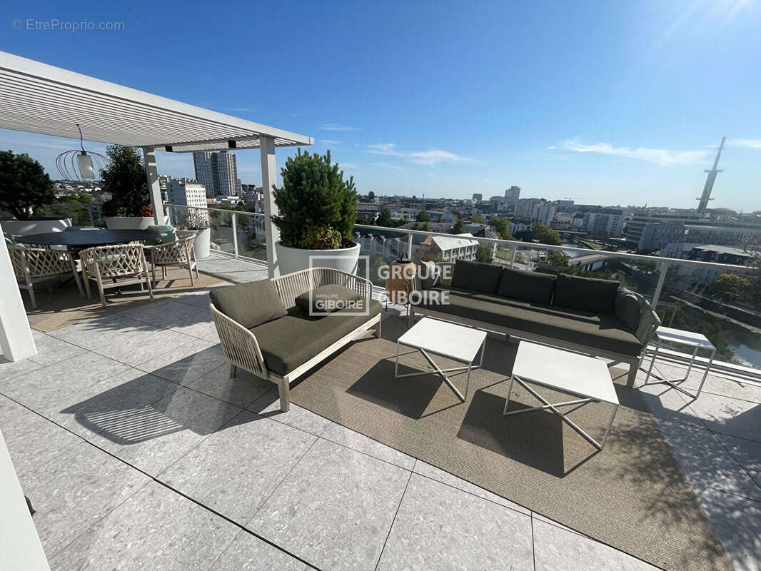 A vendre - groupe giboire - rare et exceptionnel - appartement en dernier étage - rennes mail mitterrand - appartement  d'enviro - photo 2