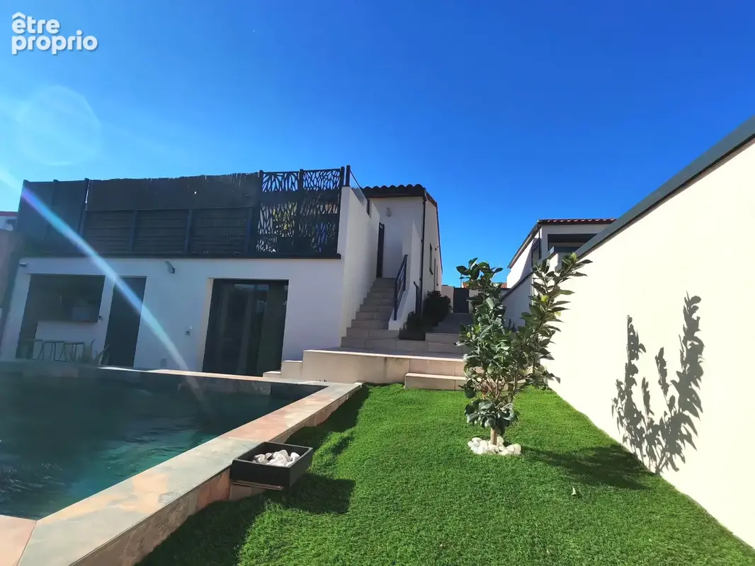 Villa contemporaine 4 pièces, piscine, 66300 Tresserre. - photo 21
