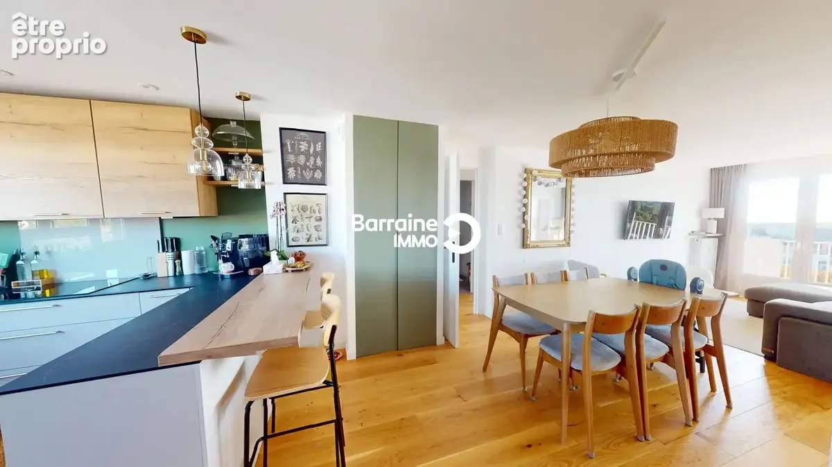 Lorient sud - appartement t4 renove avec balcon et vue degagee - photo 19