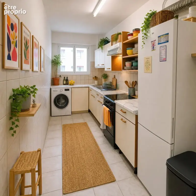 JUAN LES PINS, quartier LE LYS, grand 3 pièces 90m2 avec petit balcon - photo 3