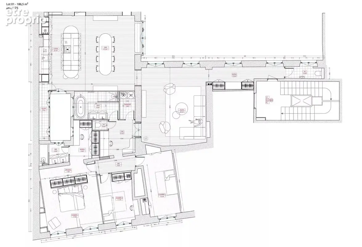 Appartement entièrement rénové par architecte - photo 27