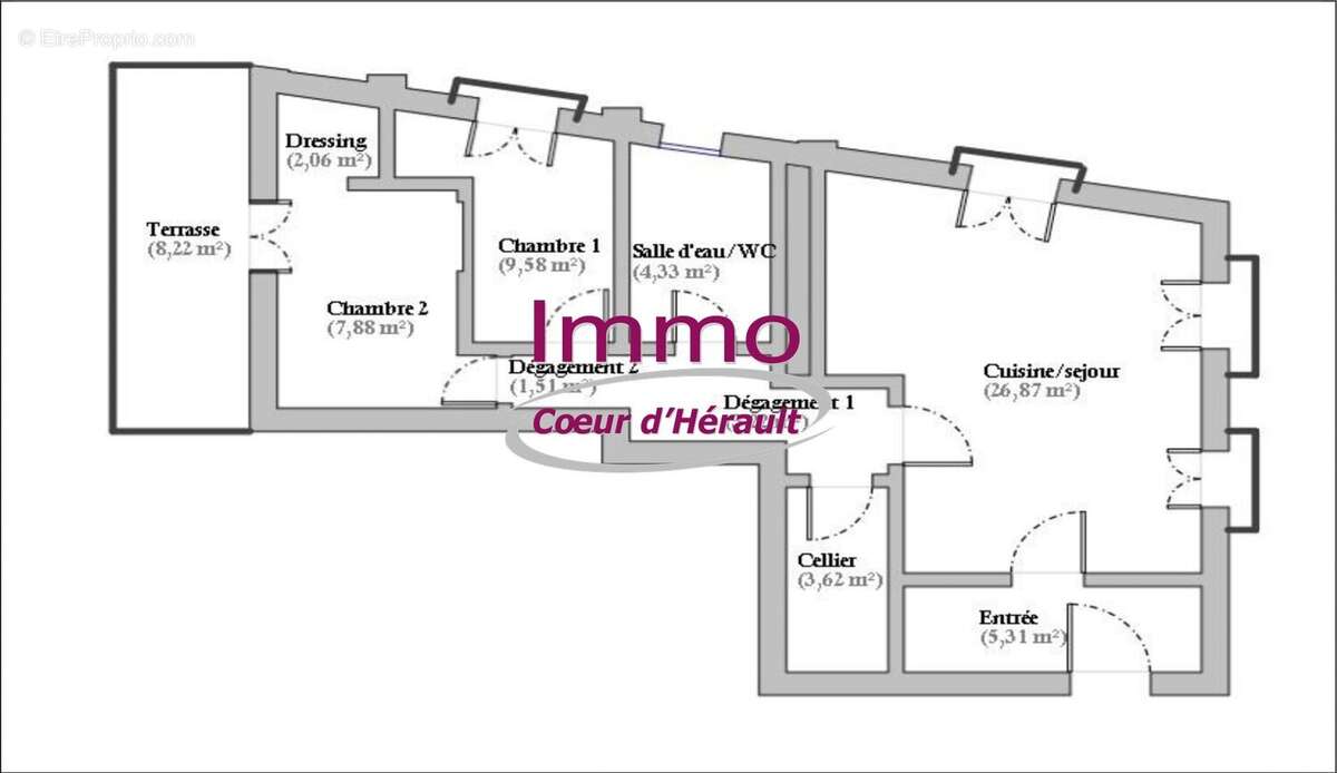 Appartement à CLERMONT-L'HERAULT