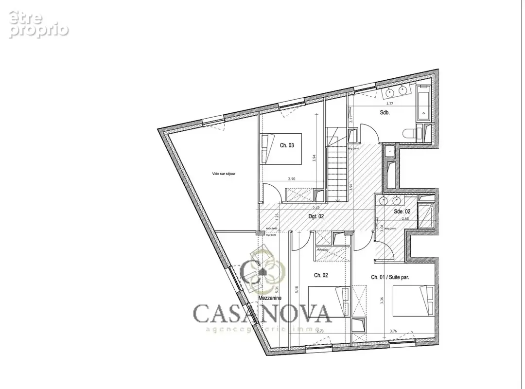 Superbe T4 duplex, rooftop et 3 garages - photo 6