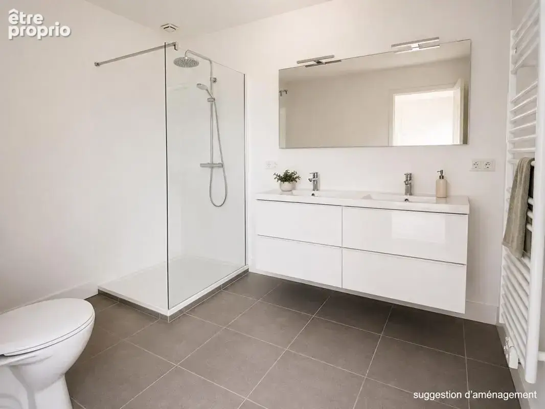 Appartement 112 m² Hyper-centre de Verneuil 3 chambres séjour double  2 parkings - photo 11