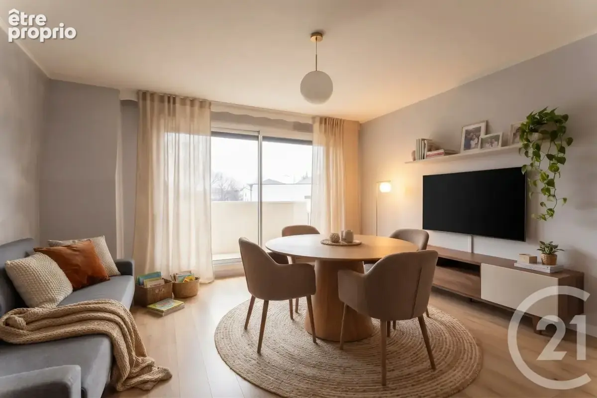 Appartement 4 pièces 77 m² à vendre à Saint-Priest (69800) - photo 2