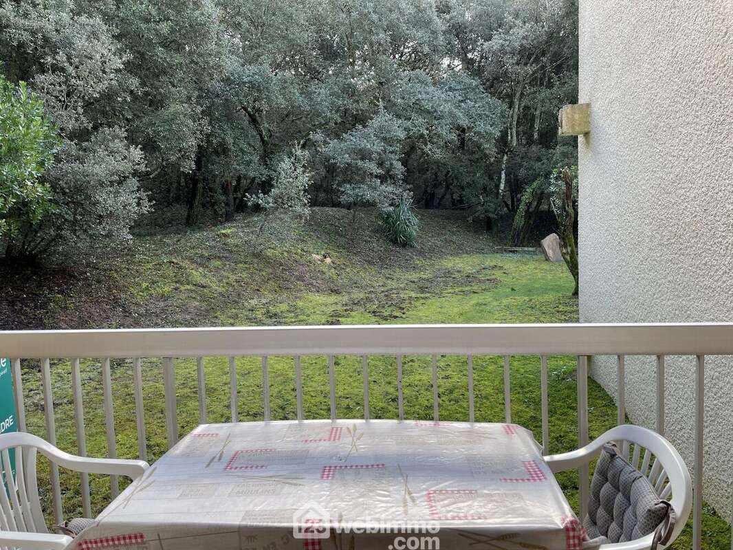 Grand bamcon pour profiter des soirée estivales. - Appartement à JARD-SUR-MER