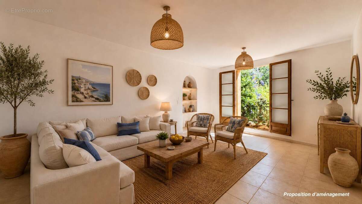 Grimaud - Appartement en duplex avec vue sur la plaine - photo 6