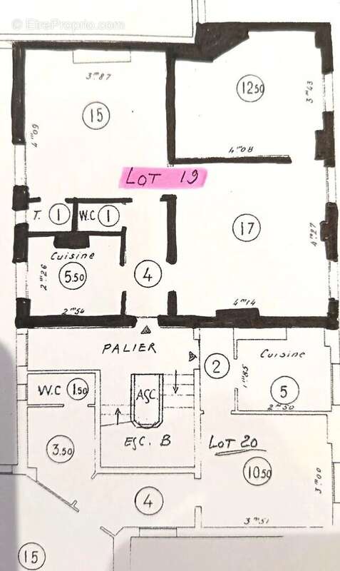 Appartement à PARIS-15E