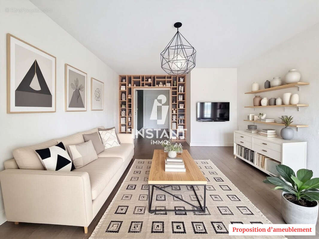 Proposition d'ameublement (Séjour) - Appartement à MAISONS-ALFORT