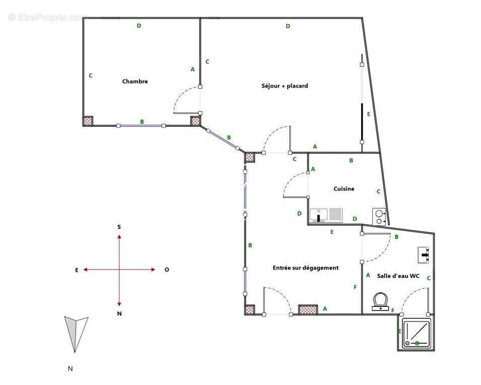 Appartement à PARIS-8E