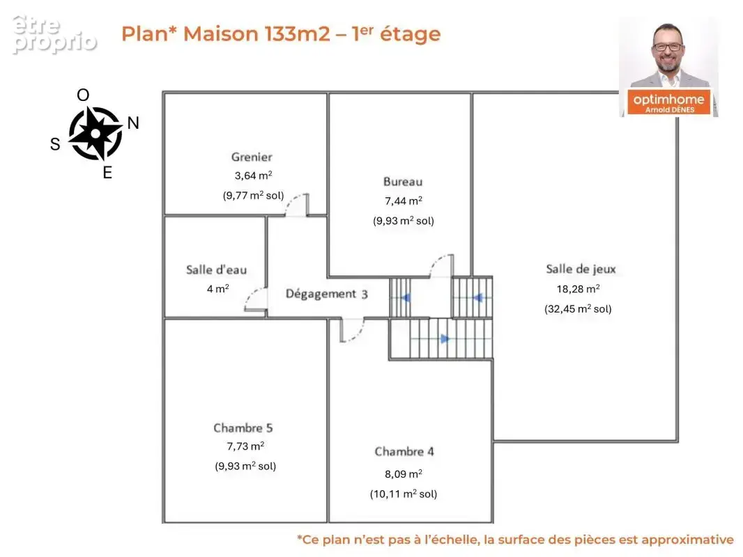 Maison familiale 6 ch jardin, garage double, DPE D, commodités à pied, gare 15 min - photo 21