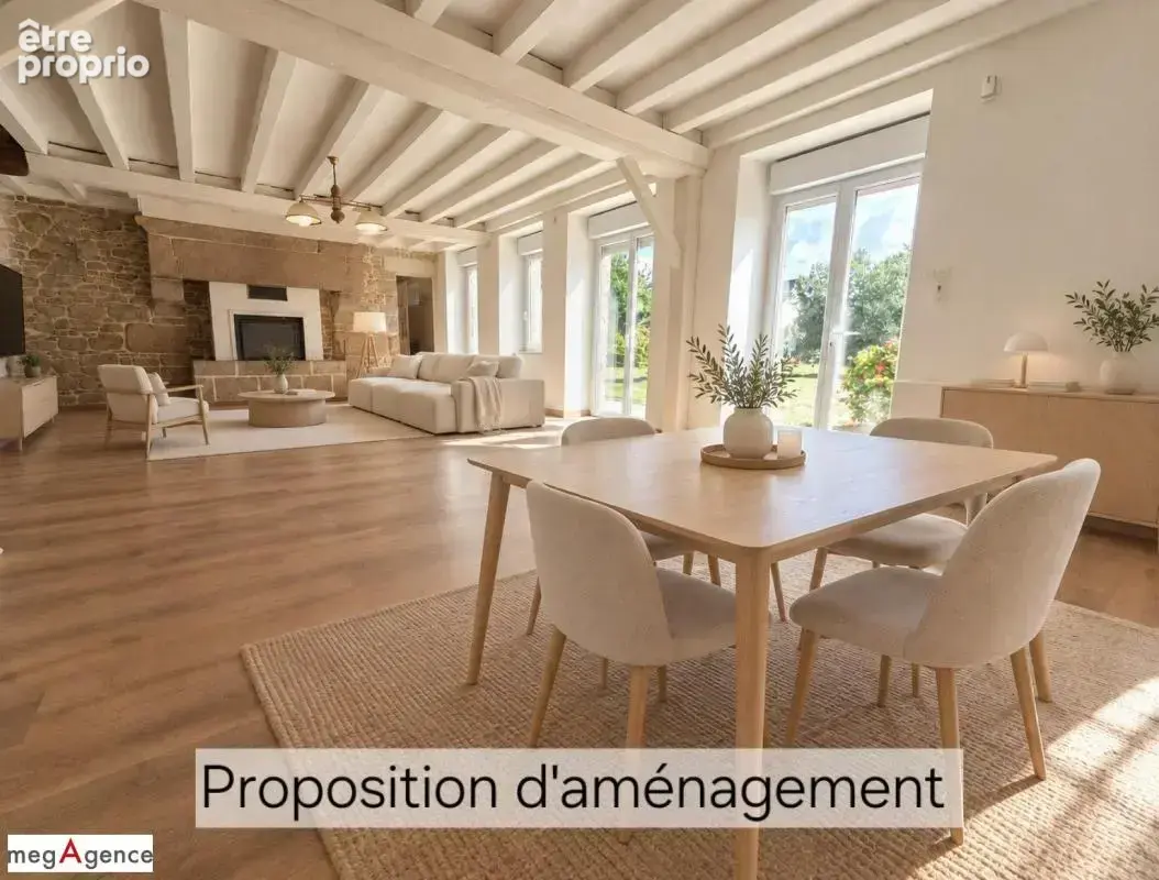 Belle longère en pierre 140m2 - 4 chambres avec dépendances et vaste terrain - photo 7