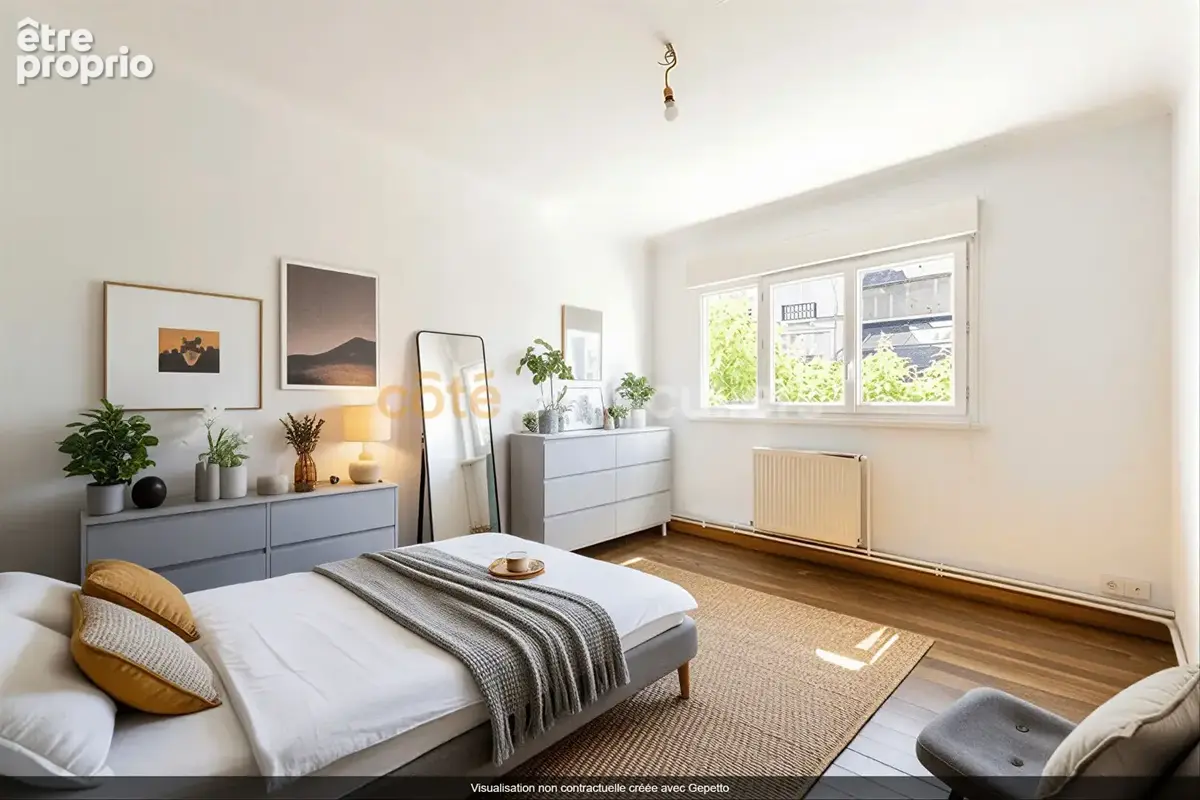 Ile de versailles -- appartement t4 -- 91m2 -- 2 chambres -- vue sur l'erdre  --  jardin partagé -- garage possible -- proximite - photo 12