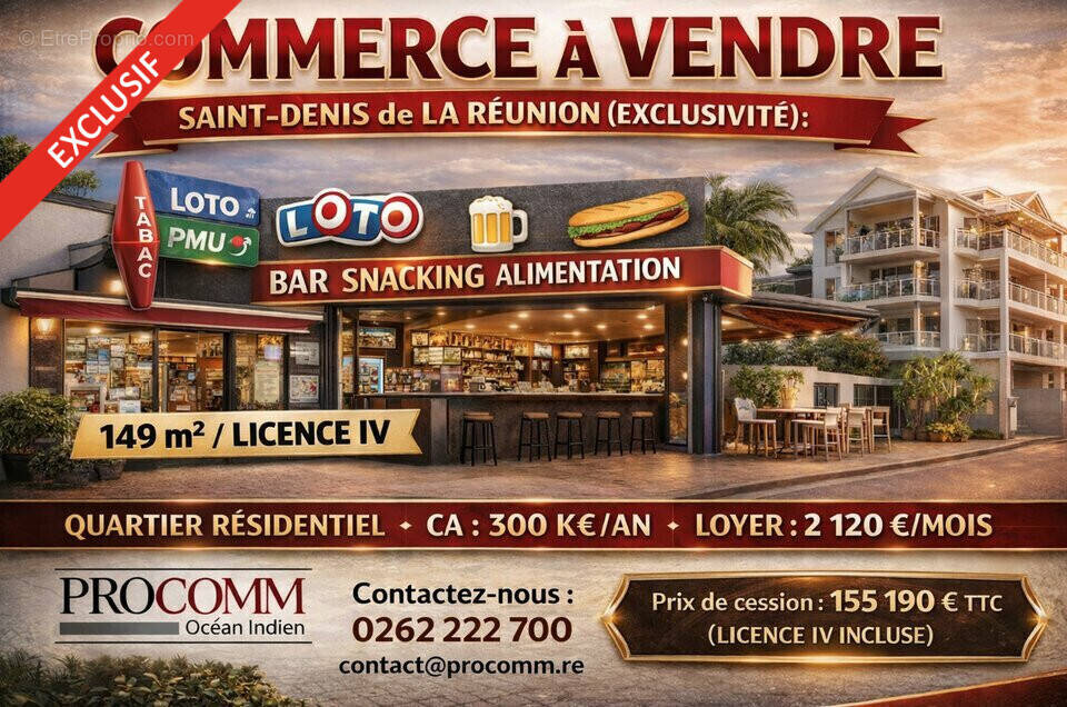 Commerce à SAINT-DENIS