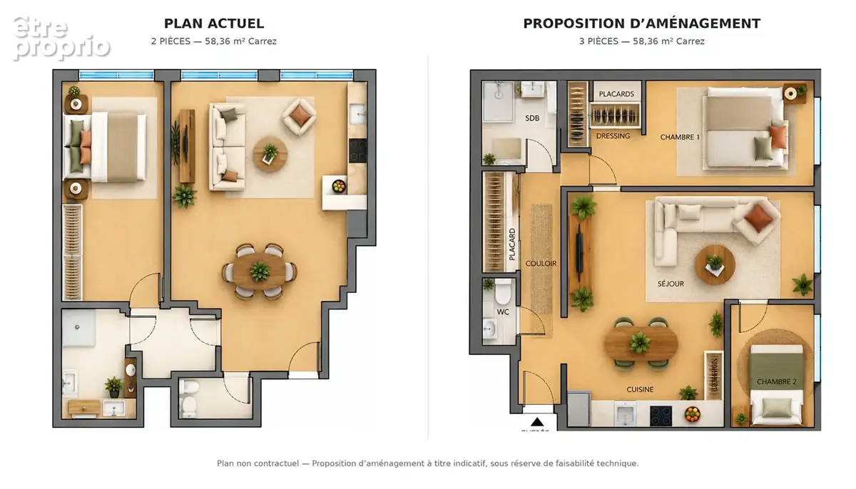 Appartement 58m² à paris 18e arrondissement - photo 16