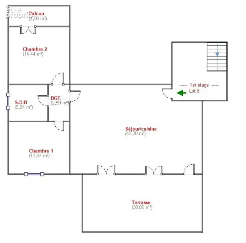 3%.COM - EXCLUSIVITÉ à HOERDT F3 pièces 85m2, 2 parkings, 1 - photo 14