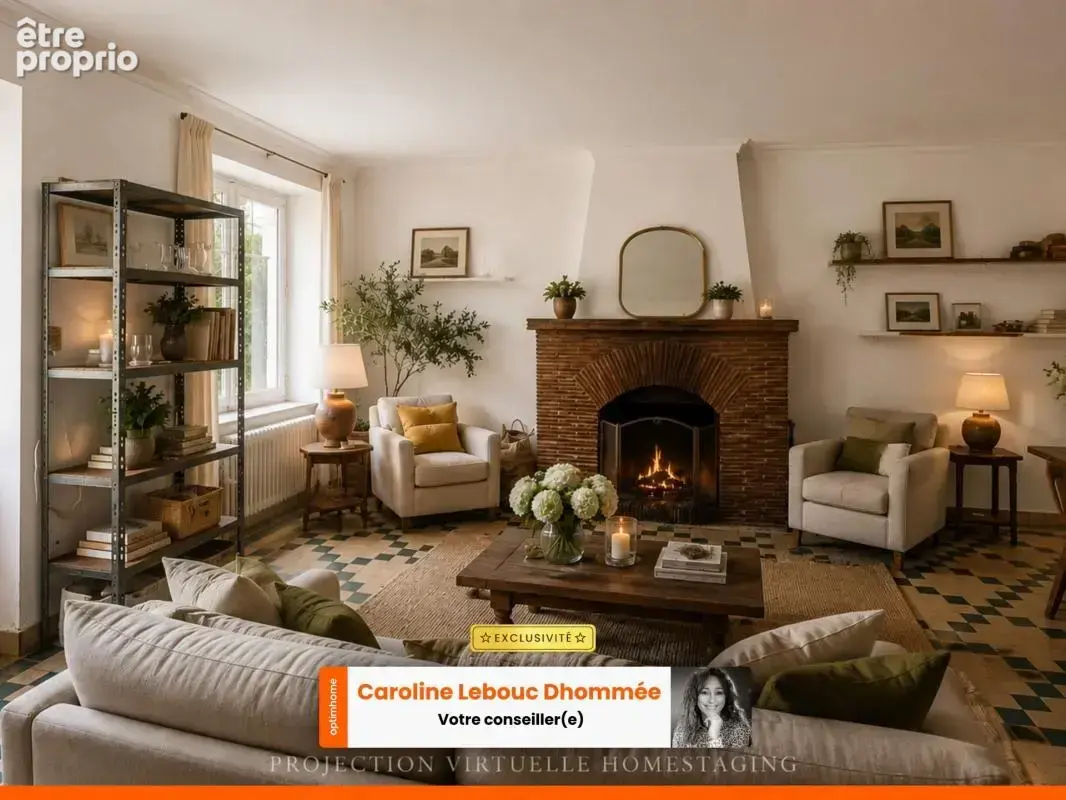 Rare sous les 100k€ : Authentique longère percheronne à restaurer, cheminée d'époque et terrain arboré 1 500 m² — Proche Bellême - photo 2