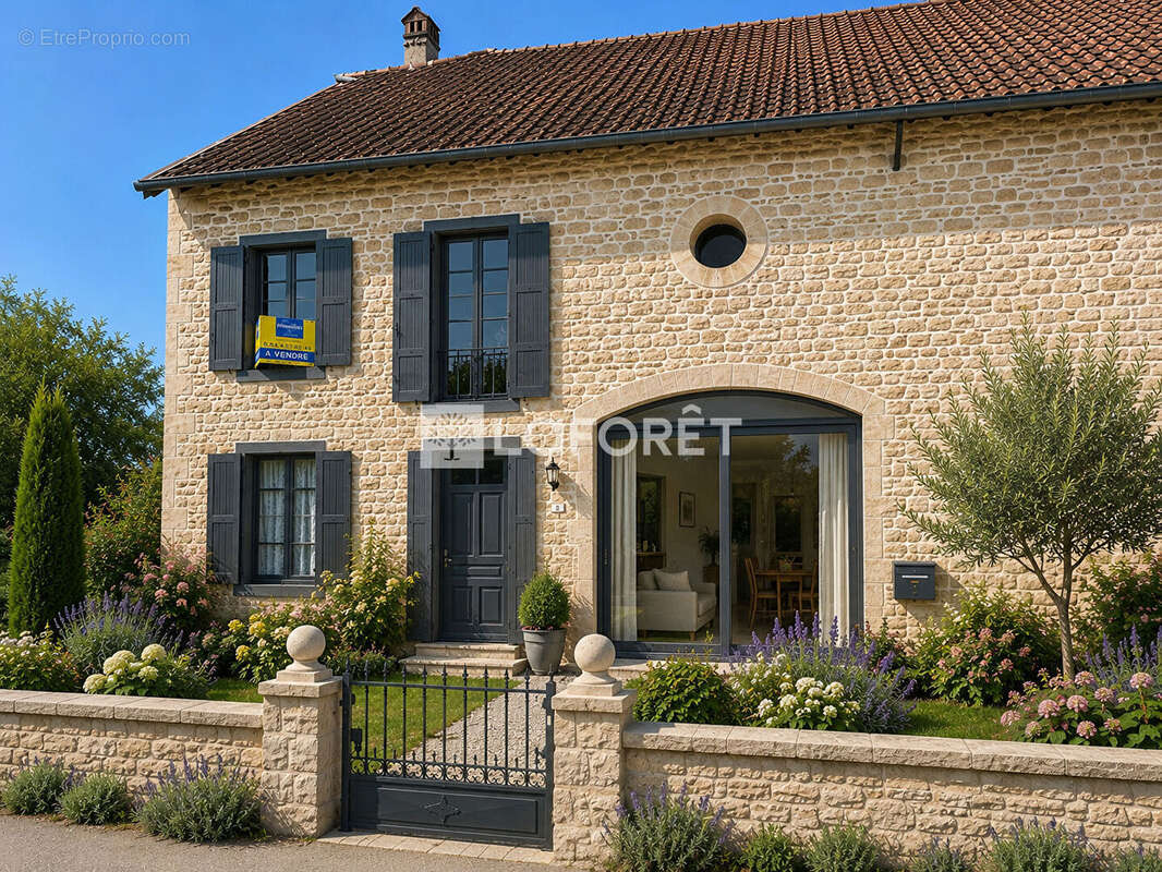 Maison individuelle  en pierre à Rennes Sur Loue 5 pièce(s) 100 m2 - photo 2