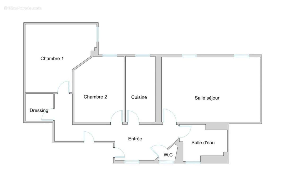 Appartement à PARIS-20E