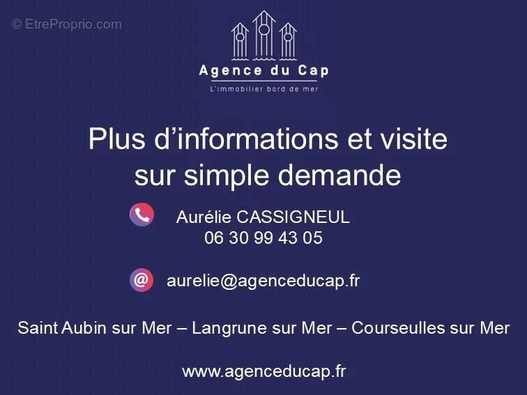 Appartement à SAINT-AUBIN-SUR-MER