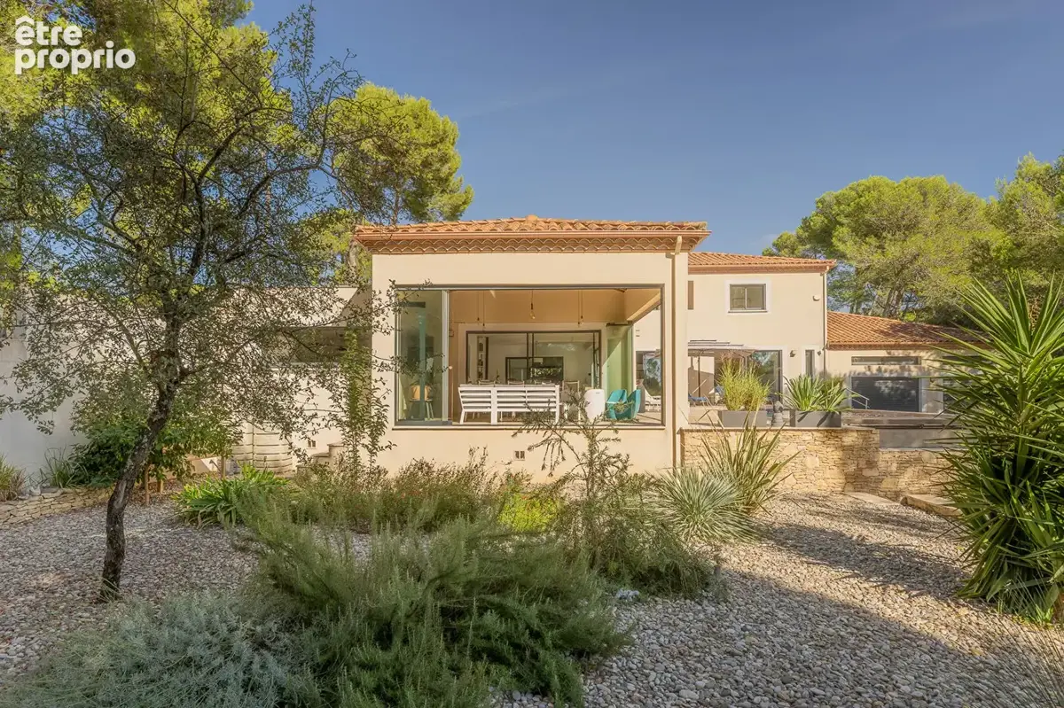 À 20 min de nîmes  elegante villa contemporaine, piscine à débordement et t2 indépendant - photo 5
