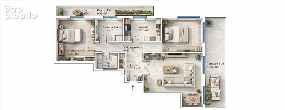 Appartement 84m² à cannes - photo 16