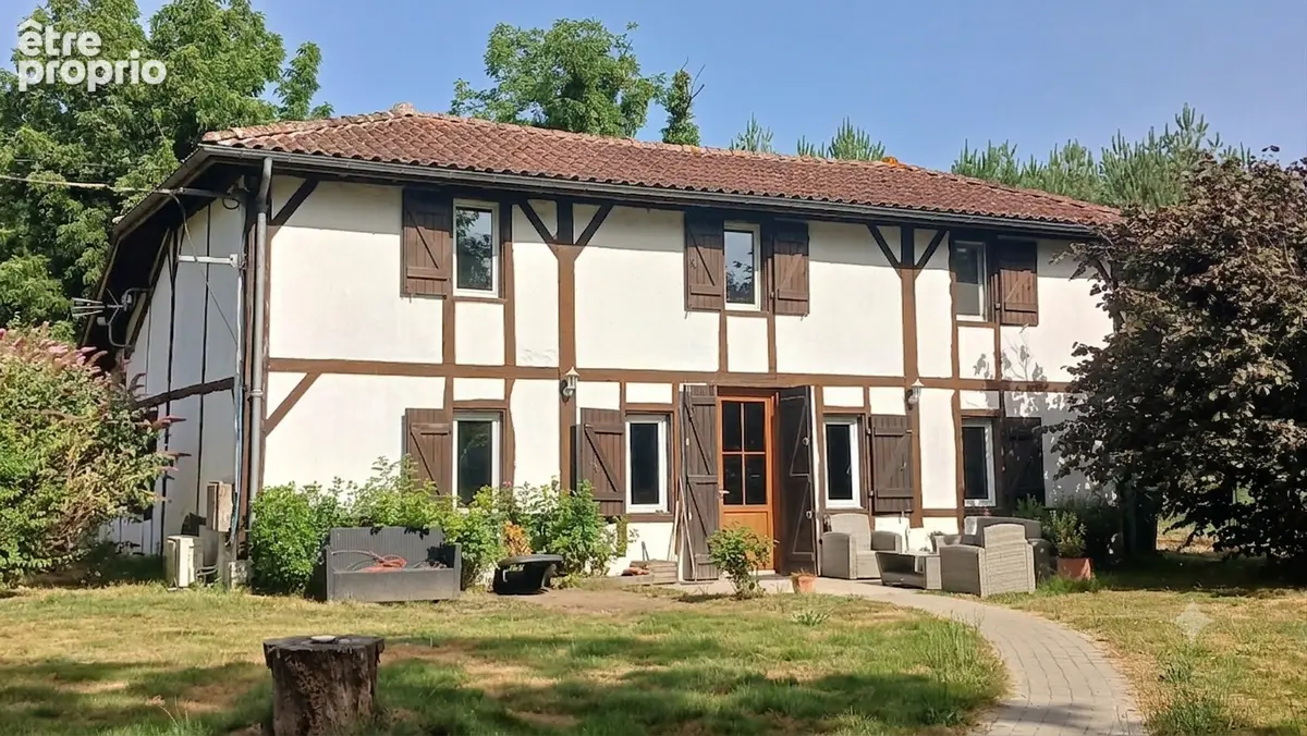 2 belles maisons landaises avec piscine et airial  (revenus gîte) - photo 4