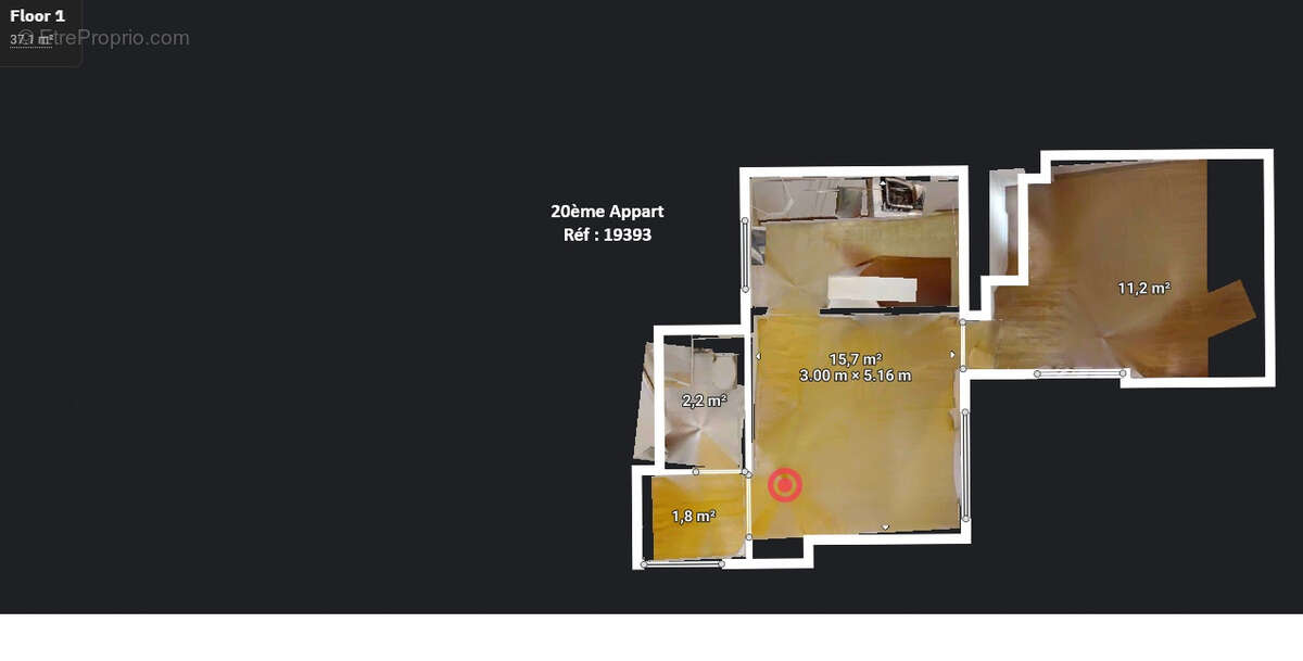 Appartement à PARIS-20E