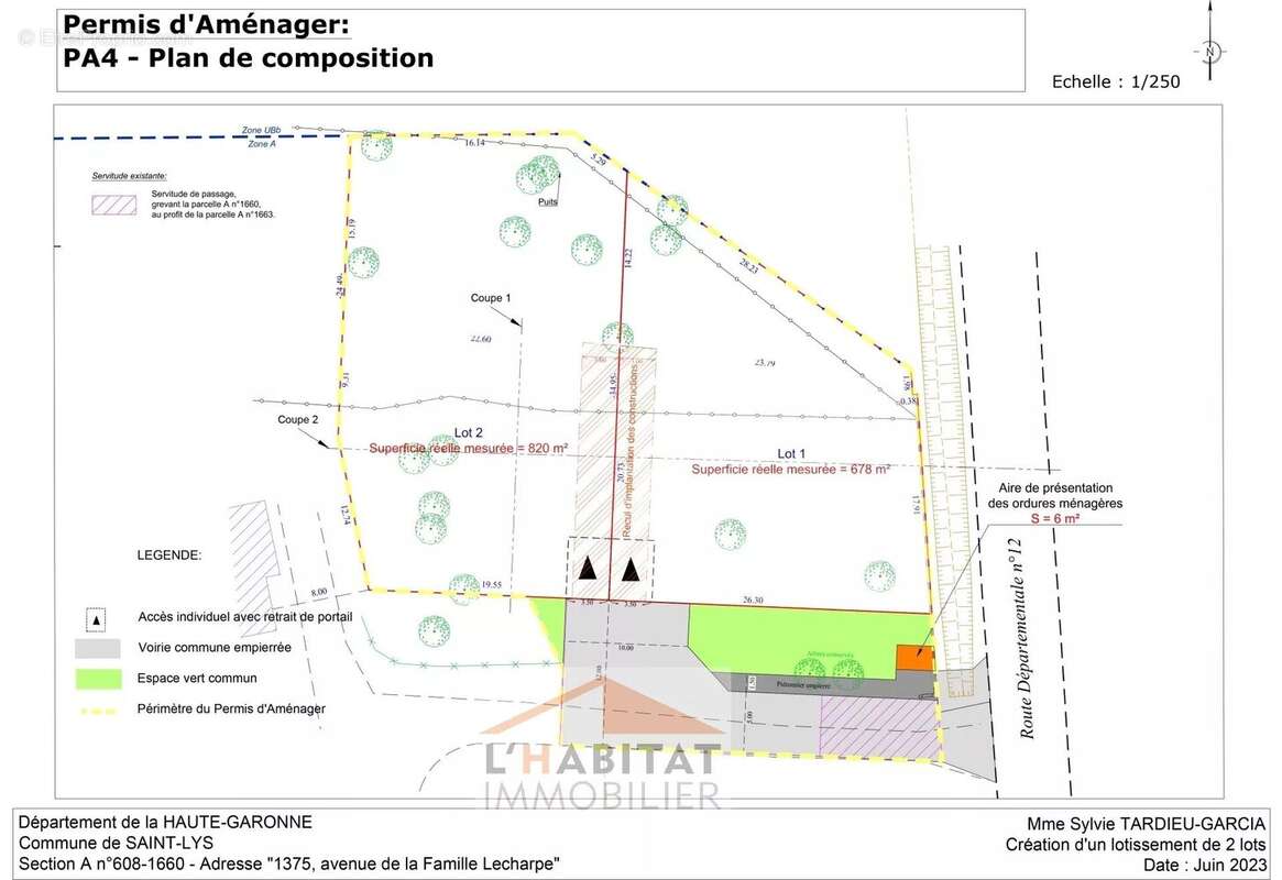 Terrain à SAINT-LYS