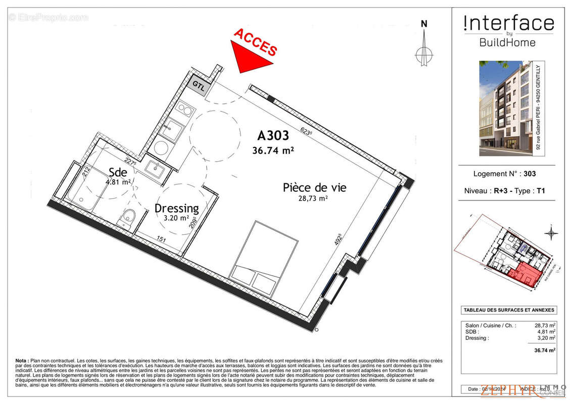 Appartement à GENTILLY