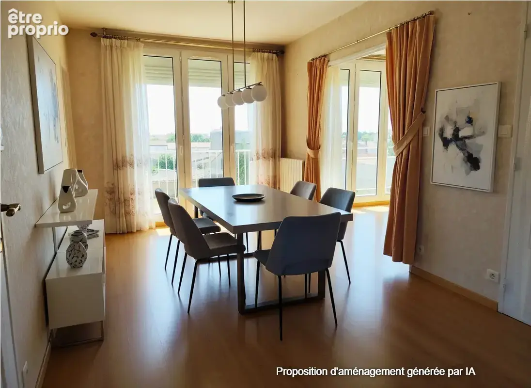 Appartement T4 spacieux de 73.2 m2 avec Balcon filant + cave — Quartier Champlain - photo 3