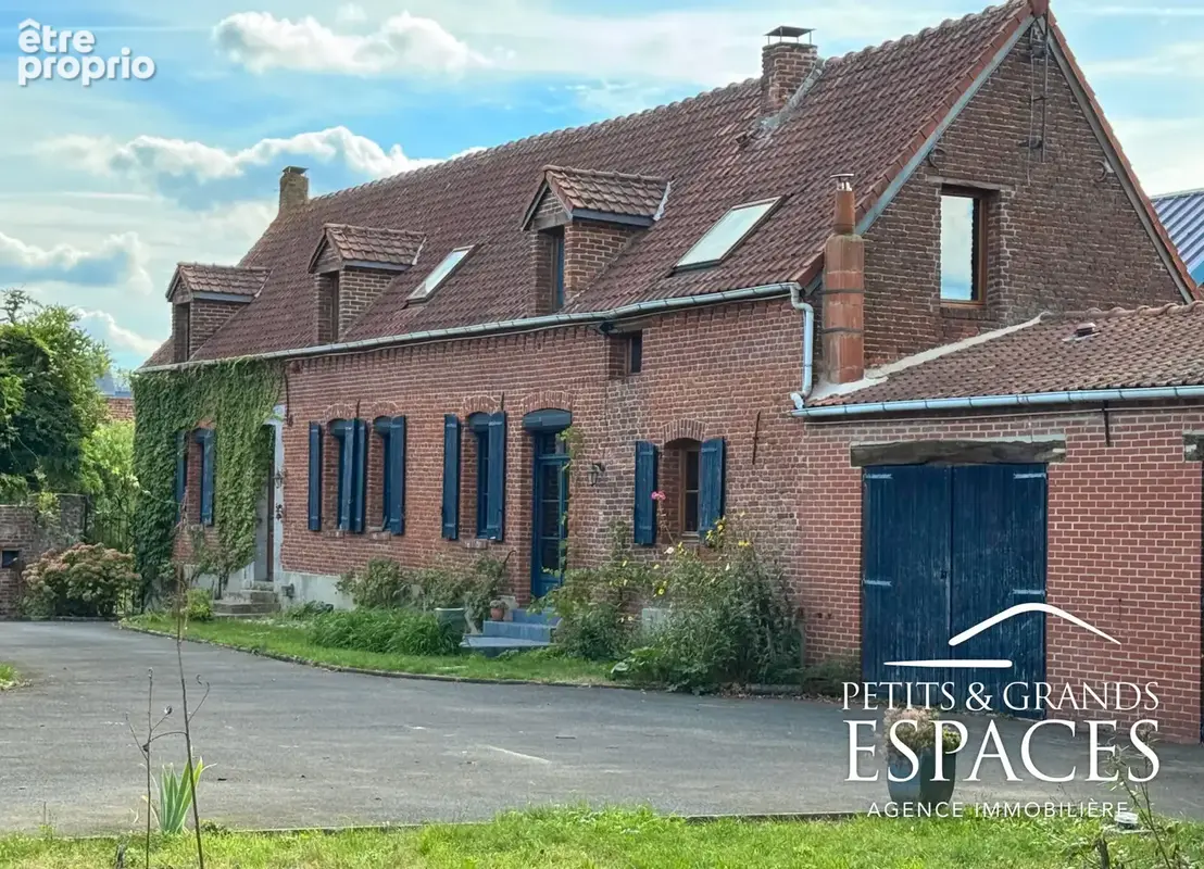 Neuville-en Avesnois - Maison de type longère 152 m2 avec terrain de 2320 m2 - photo 3