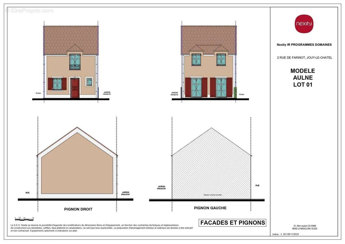 Maison à JOUY-LE-CHATEL