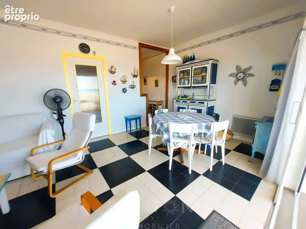 Vieux marseillan plage  front de mer - vue mer, t3, terrasse, parking - photo 3