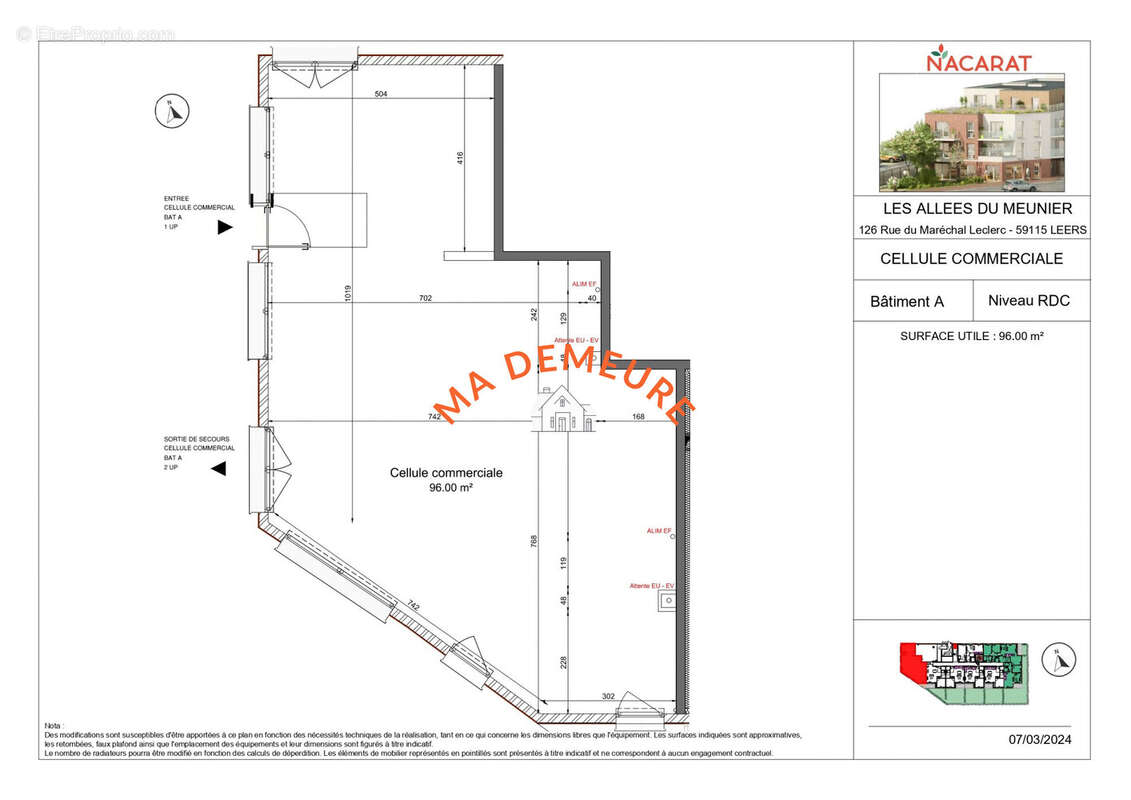 Appartement à LEERS
