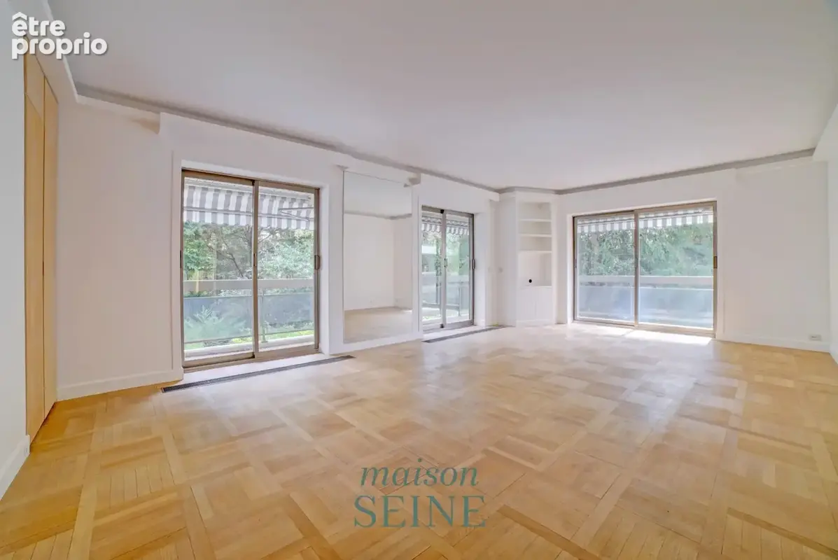 Neuilly sur Seine - Appartement 4 pièces avec 25 m² de balcon sur jardin - photo 2