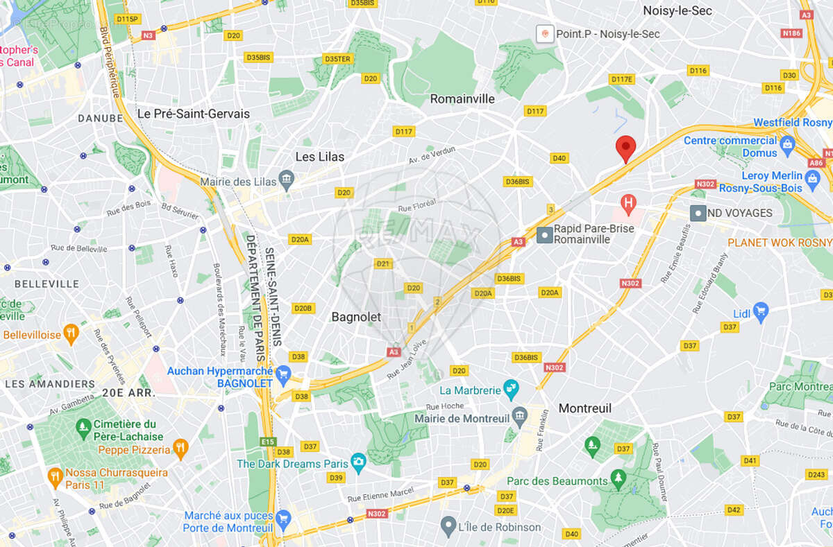 Terrain à NOISY-LE-SEC